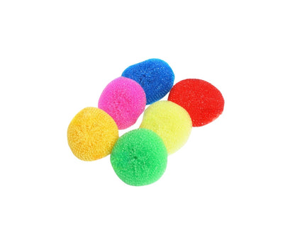 All Pure 6pc Plastic Scrubber