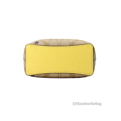 Coach Mini Town Bucket Signature Leather Dreamy Veggie Crossbody