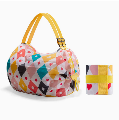 Reusable Foldable Waterproof Grocery Tote Bag