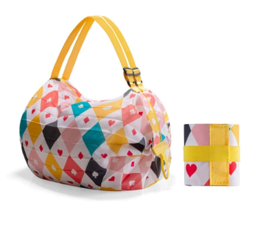 Reusable Foldable Waterproof Grocery Tote Bag