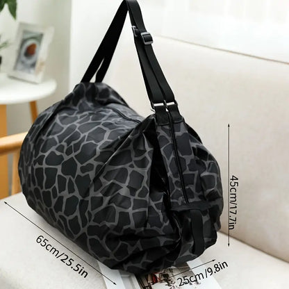 Reusable Foldable Waterproof Grocery Tote Bag