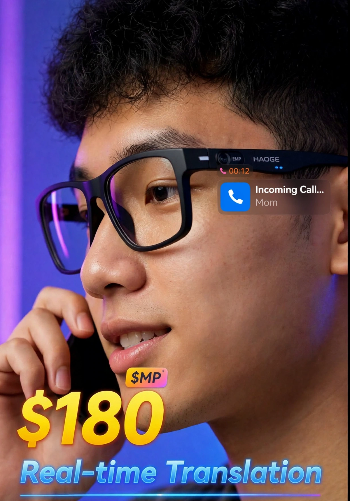 HAOGE AI Smart Glasses
