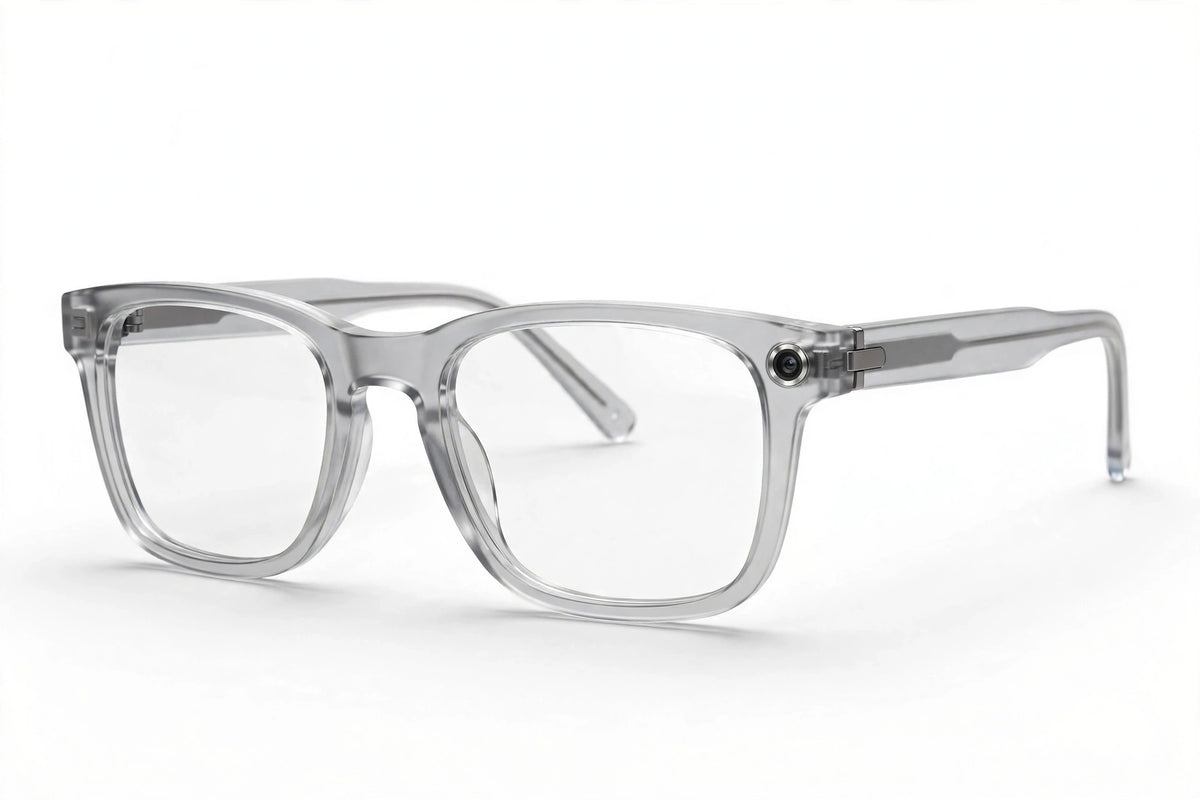 HAOGE AI Smart Glasses - Clear Frame